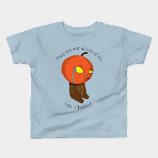 Sad Pumpkin Kids T-Shirt